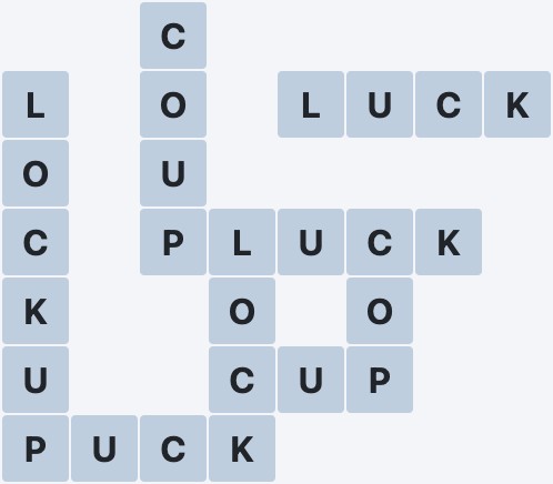 Wordscapes Ravine - Flume - level 4203 puzzle answer