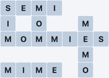 Wordscapes Ravine - Flume - level 4205 puzzle answer