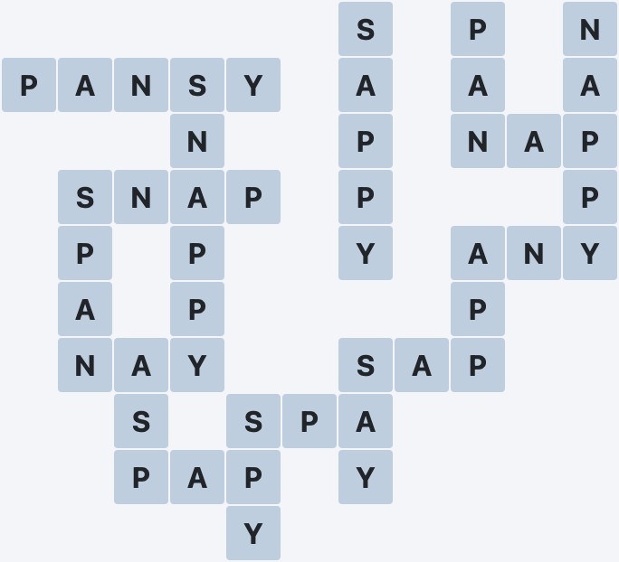 Wordscapes Ravine - Flume - level 4208 puzzle answer
