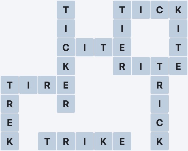 Wordscapes Winter - Bite - level 420 puzzle answer