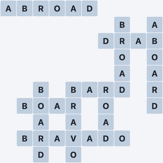 Wordscapes Ravine - Depth - level 4240 puzzle answer