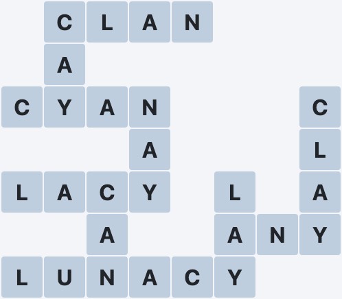 Wordscapes Botanical - Tree - level 4317 puzzle answer
