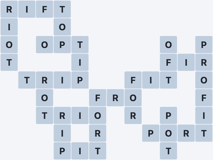 Wordscapes Arctic - Glacial - level 4327 puzzle answer
