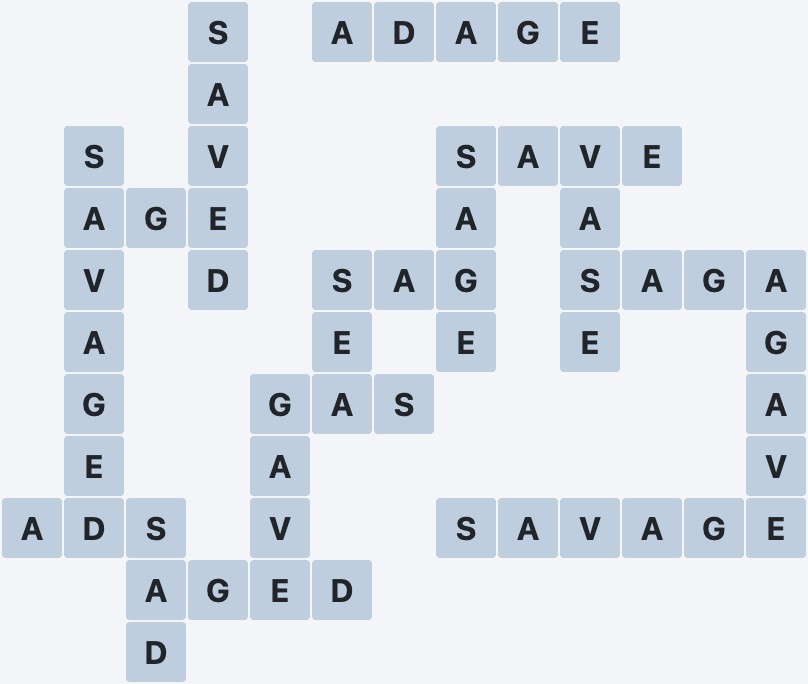 Wordscapes Arctic - Glacial - level 4332 puzzle answer