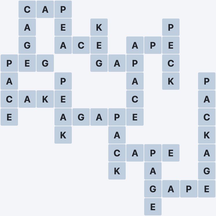 Wordscapes Arctic - Frigid - level 4344 puzzle answer