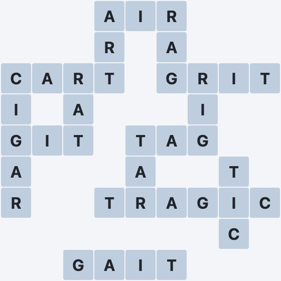 Wordscapes Arctic - Glaze - level 4379 puzzle answer