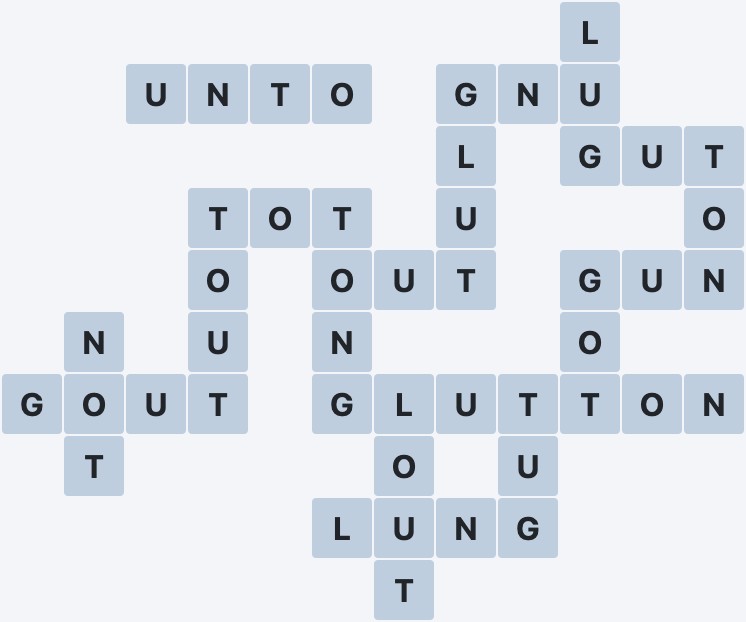 Wordscapes Galaxy - Sky - level 4420 puzzle answer