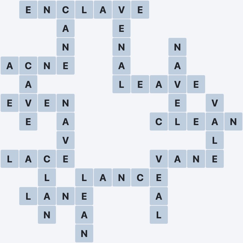 Wordscapes Galaxy - Depth - level 4460 puzzle answer
