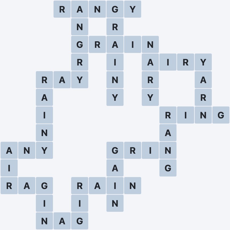 Wordscapes Tower - Crag - level 4484 puzzle answer