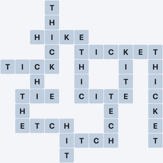 Wordscapes Tower - Crag - level 4490 puzzle answer