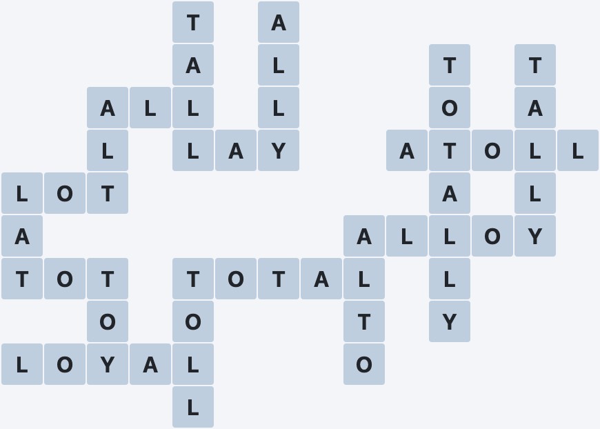 Wordscapes Tower - Geode - level 4504 puzzle answer