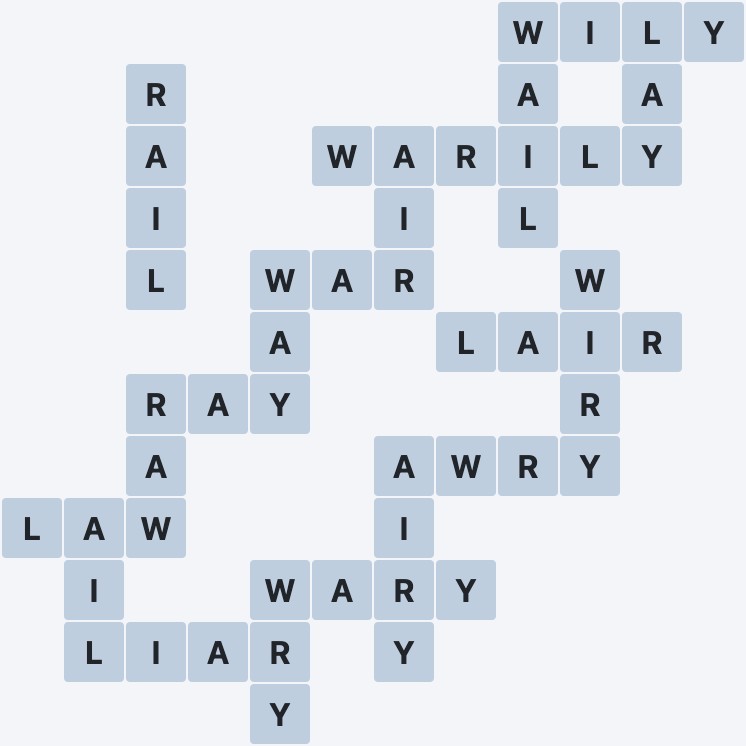 Wordscapes Tower - Crest - level 4542 puzzle answer