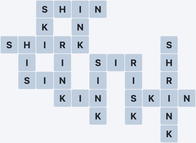 Wordscapes Placid - Flat - level 4609 puzzle answer