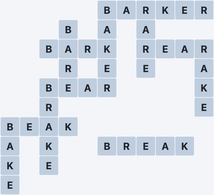 Wordscapes Placid - Flat - level 4618 puzzle answer