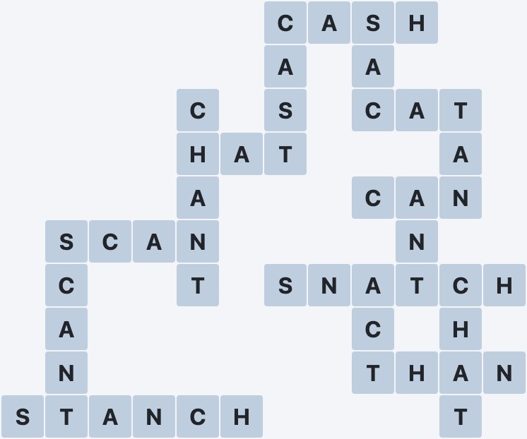 Wordscapes Thrive - Bud - level 4654 puzzle answer