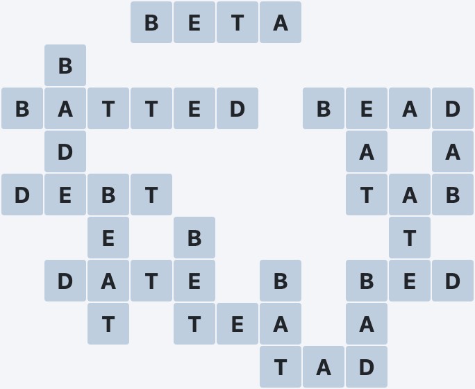 Wordscapes Thrive - Seed - level 4662 puzzle answer