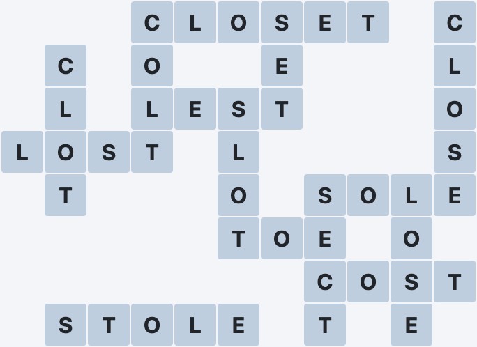 Wordscapes Thrive - Jade - level 4674 puzzle answer