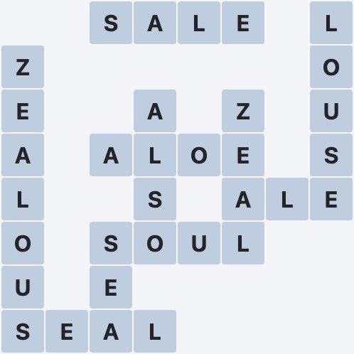 Wordscapes Thrive - Jade - level 4678 puzzle answer