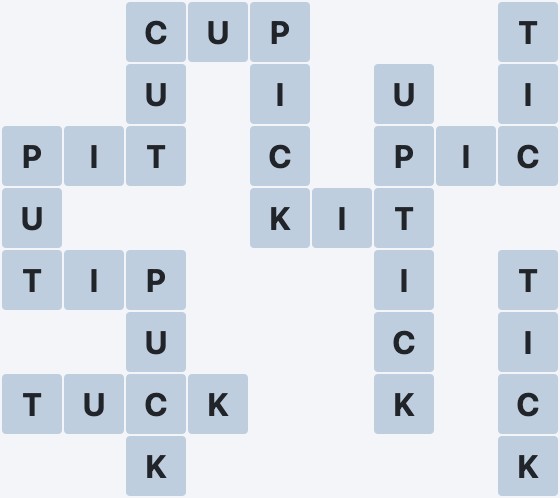 Wordscapes Thrive - Jade - level 4681 puzzle answer