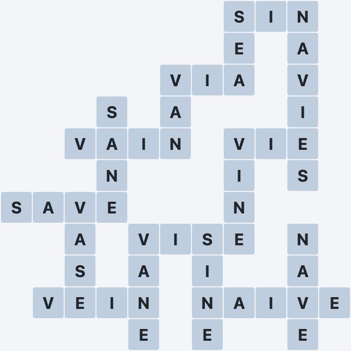 Wordscapes Thrive - Fern - level 4690 puzzle answer