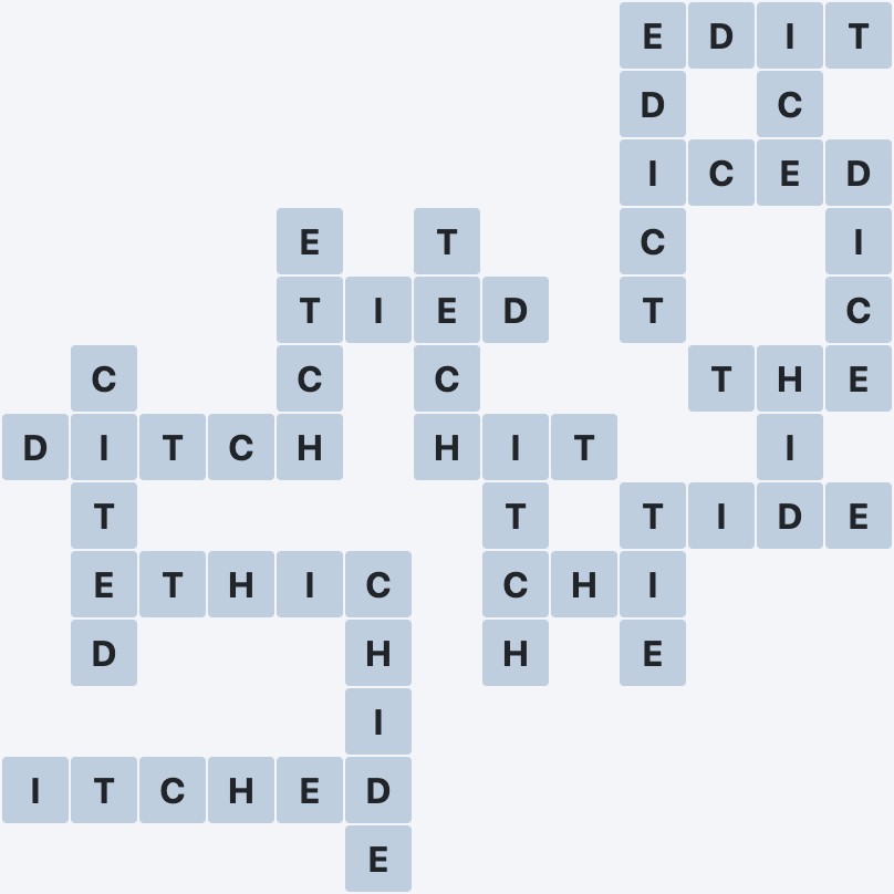 Wordscapes Thrive - Fern - level 4700 puzzle answer