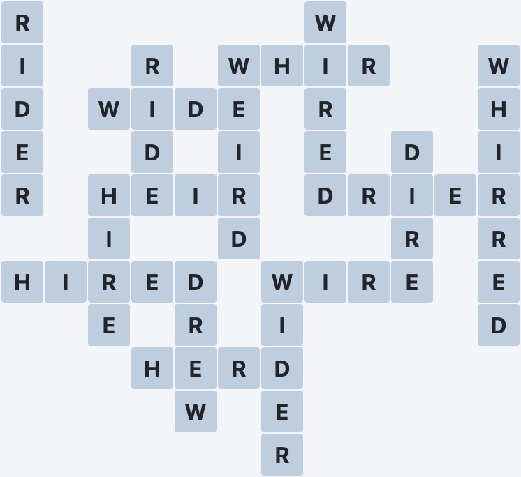 Wordscapes Thrive - Verde - level 4708 puzzle answer