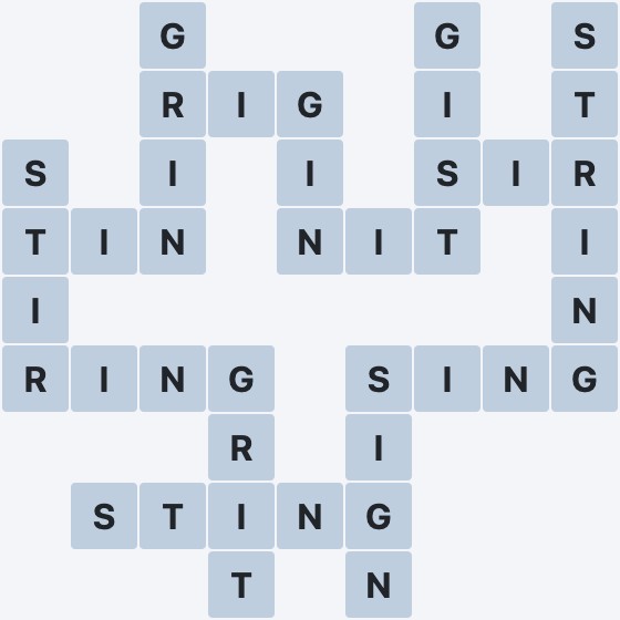 Wordscapes Thrive - Verde - level 4712 puzzle answer