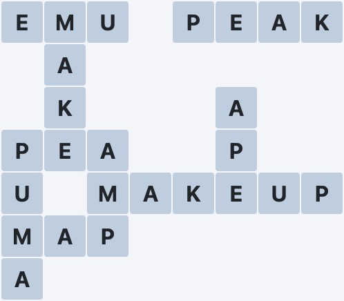 Wordscapes Parched - Warm - level 4789 puzzle answer