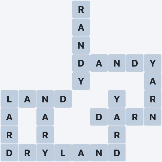 Wordscapes Parched - Warm - level 4790 puzzle answer