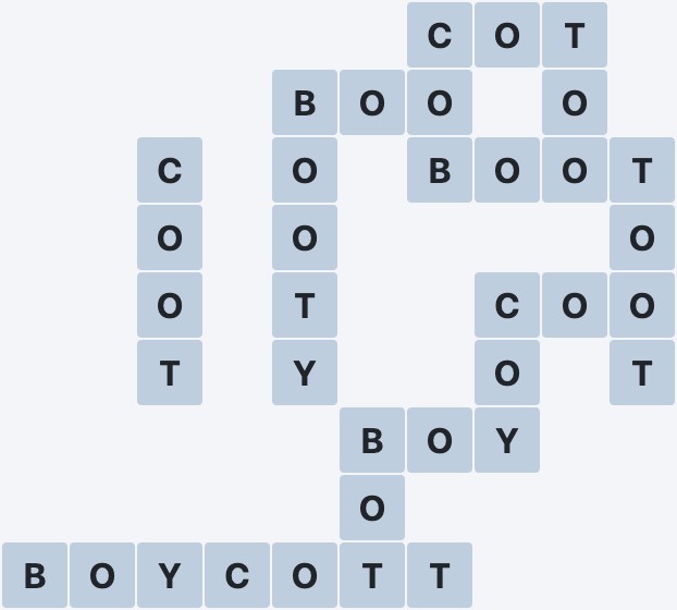 Wordscapes Frigid - Cube - level 4866 puzzle answer