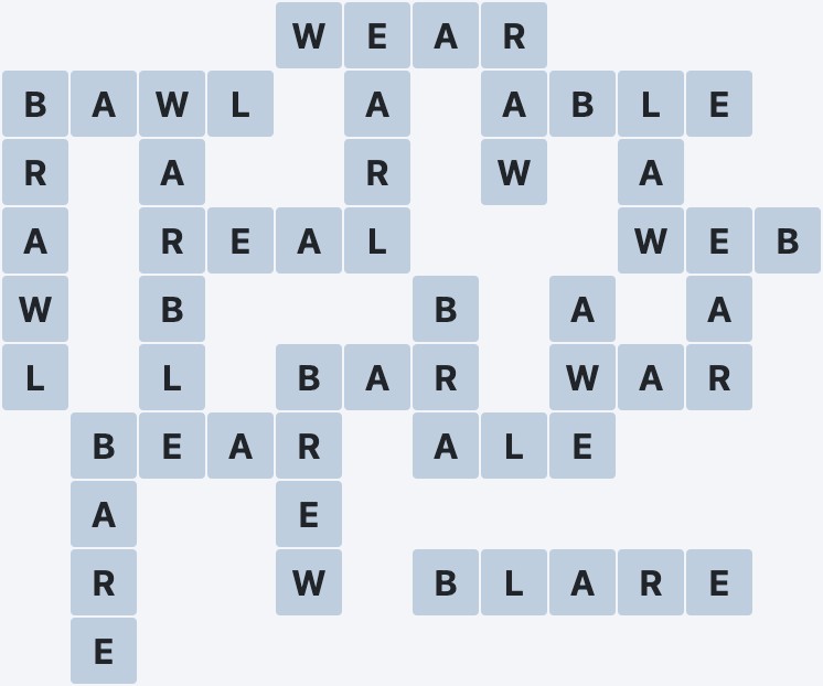 Wordscapes Frigid - Cube - level 4876 puzzle answer