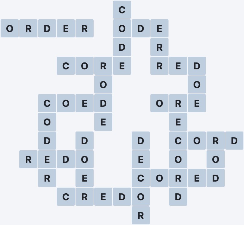 Wordscapes Frigid - Cube - level 4880 puzzle answer