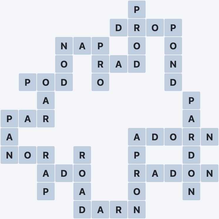 Wordscapes Flourish - Pollen - level 4930 puzzle answer