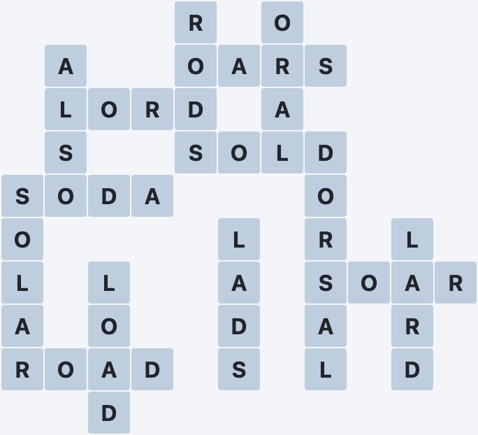 Wordscapes Aurora - Star - level 4968 puzzle answer
