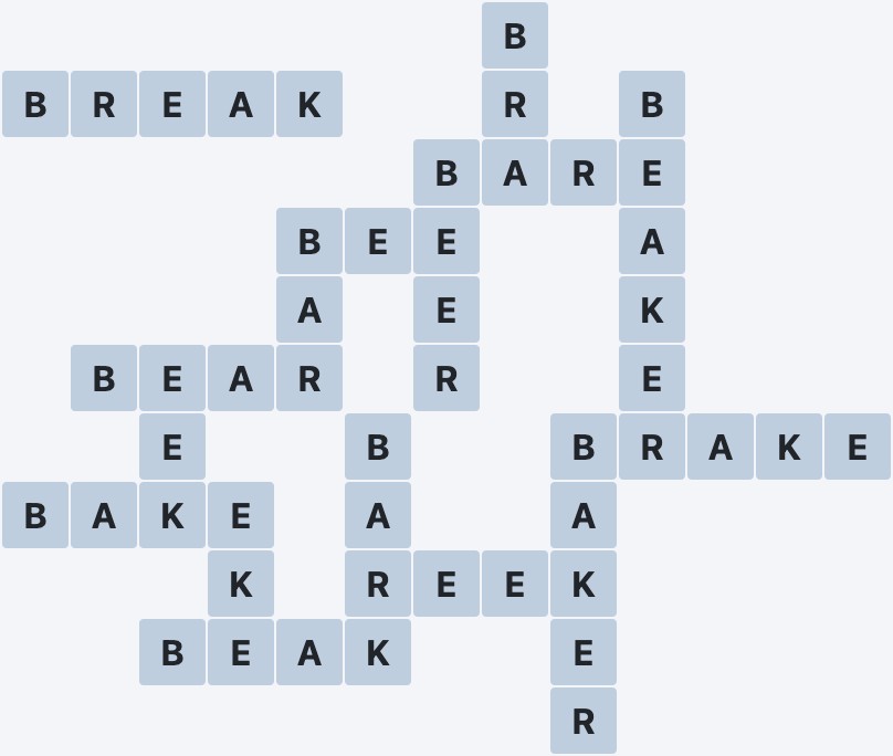 Wordscapes Aurora - Star - level 4970 puzzle answer