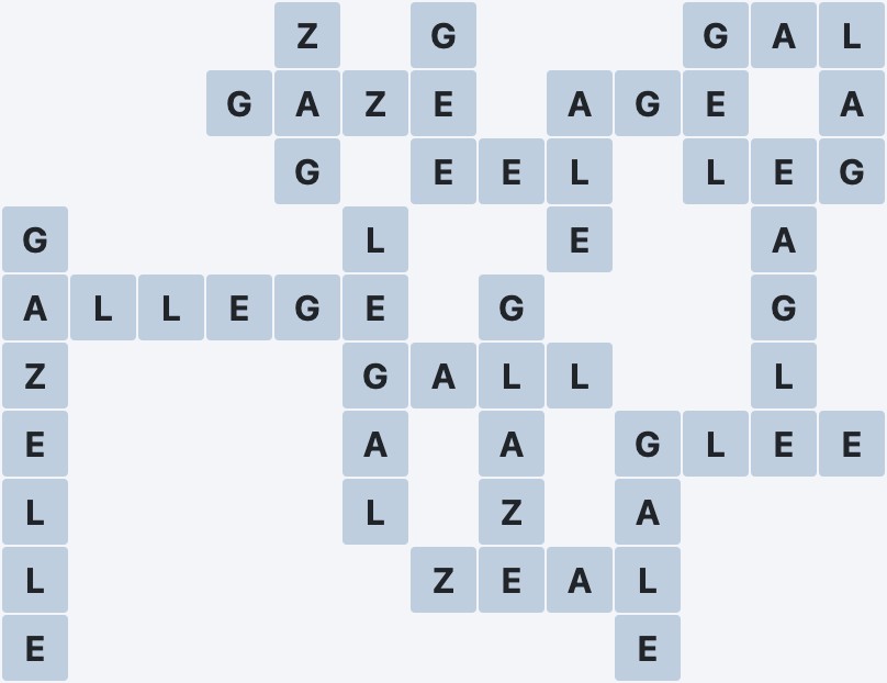 Wordscapes Aurora - Vast - level 5020 puzzle answer