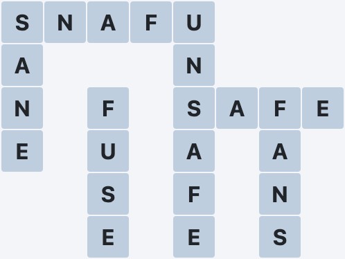 Wordscapes Crest - Fault - level 5043 puzzle answer