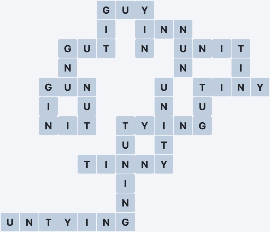 Wordscapes Crest - Fault - level 5044 puzzle answer