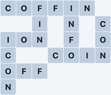Wordscapes Crest - Fault - level 5045 puzzle answer