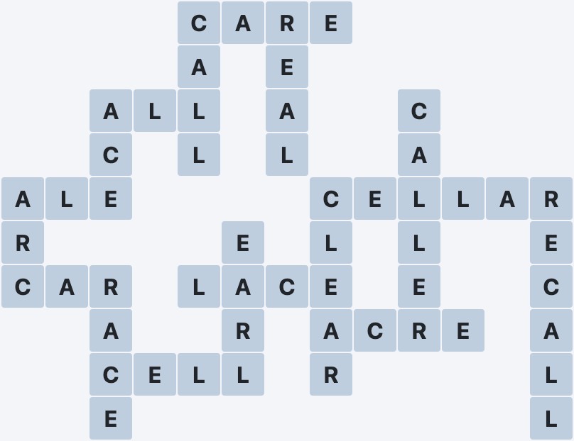 Wordscapes Crest - Fault - level 5046 puzzle answer