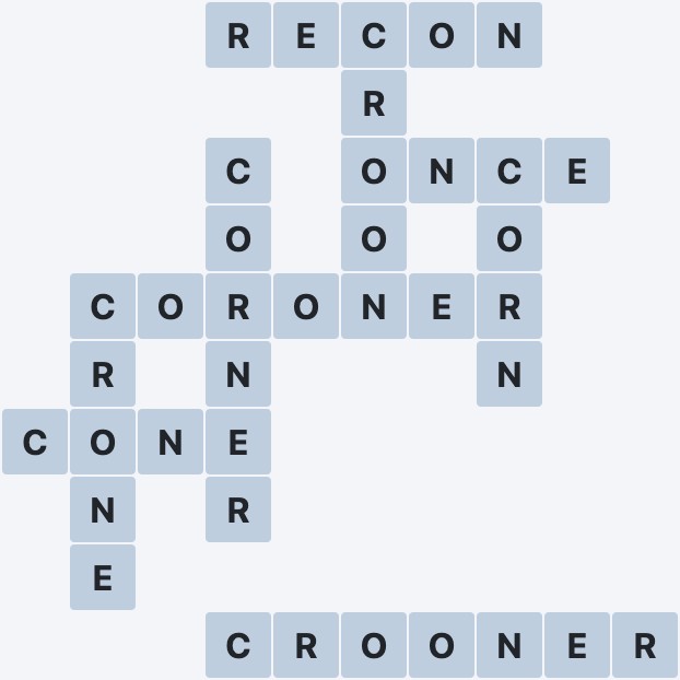 Wordscapes Crest - High - level 5096 puzzle answer