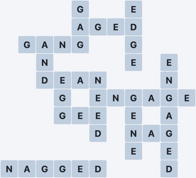 Wordscapes Wildwood - Adrift - level 5252 puzzle answer