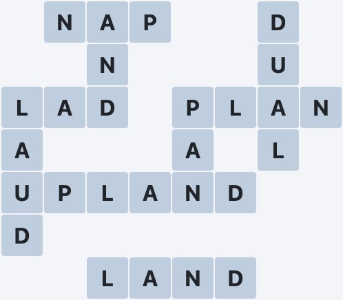 Wordscapes Wildwood - Inlet - level 5269 puzzle answer