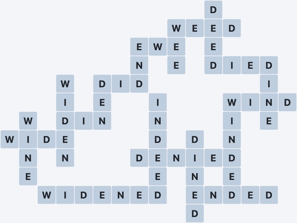 Wordscapes Bare - Stone - level 5300 puzzle answer