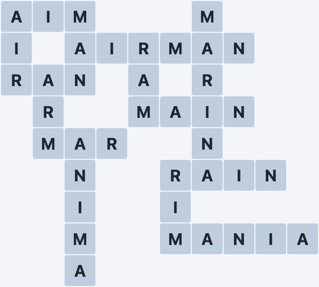 Wordscapes Bare - Stone - level 5302 puzzle answer