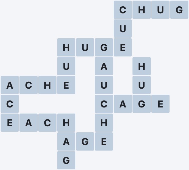 Wordscapes Bare - Stone - level 5303 puzzle answer