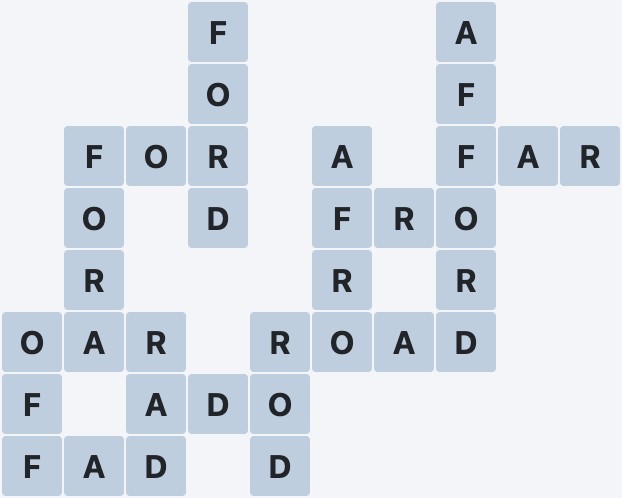 Wordscapes Bare - Stone - level 5309 puzzle answer