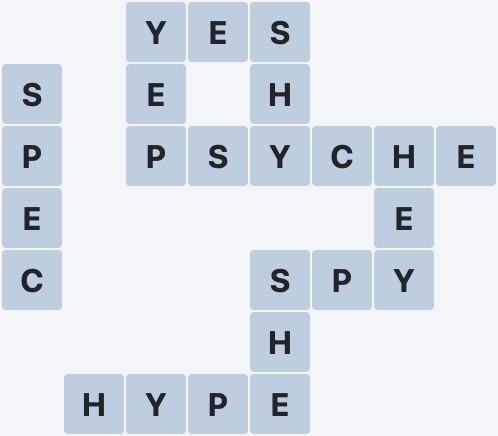 Wordscapes Bare - Knoll - level 5329 puzzle answer