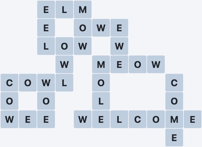 Wordscapes Bare - Knoll - level 5341 puzzle answer