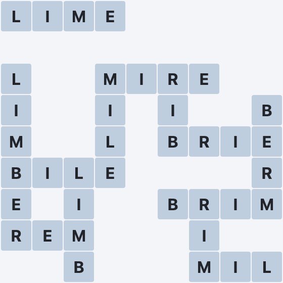 Wordscapes Bare - Brink - level 5354 puzzle answer